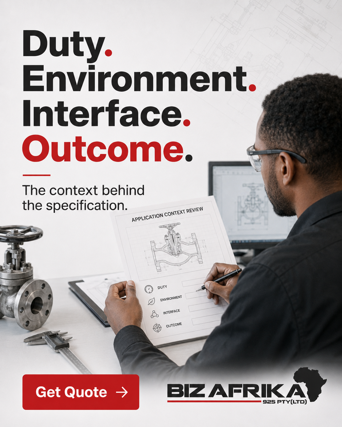 Engineering application ad concept