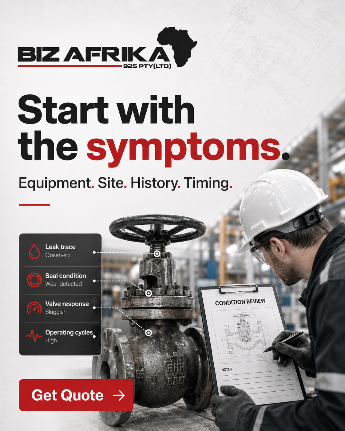 Maintenance problem ad concept